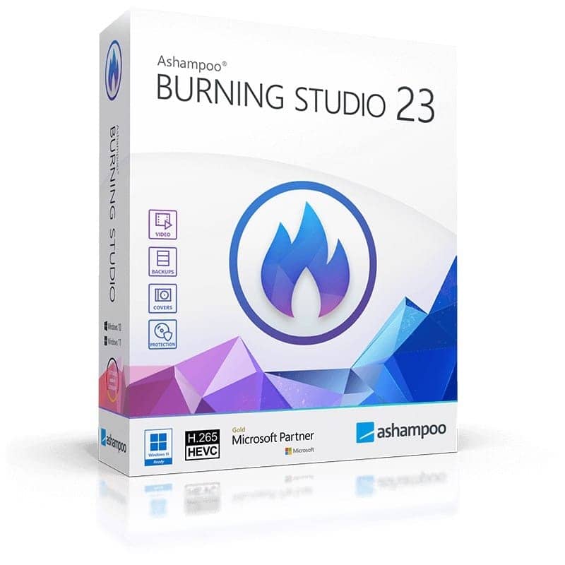 best dvd burning software - ashampoo burning studio